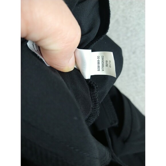 Athleta Tribeca Crop Pants Wide Snap Leg Lightweight 281969 Black Size 2 - Picture 10 of 12